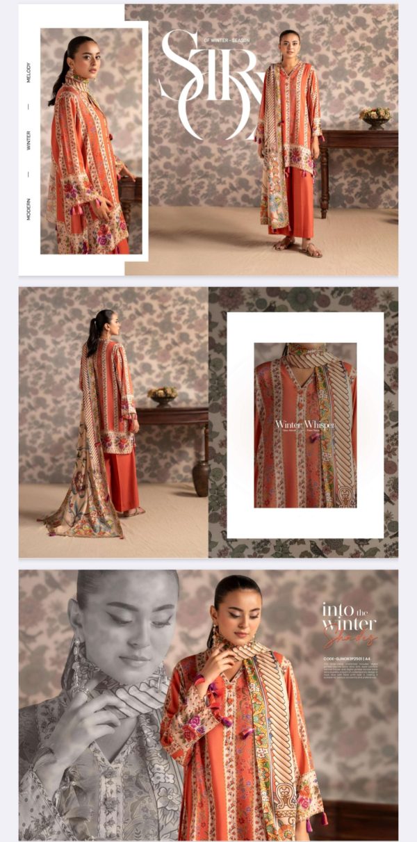 Bana Dora Viscose By Nore Gulgee (Unstitched) 3 Piece, Vol 01, New Collection 2025. - Image 3