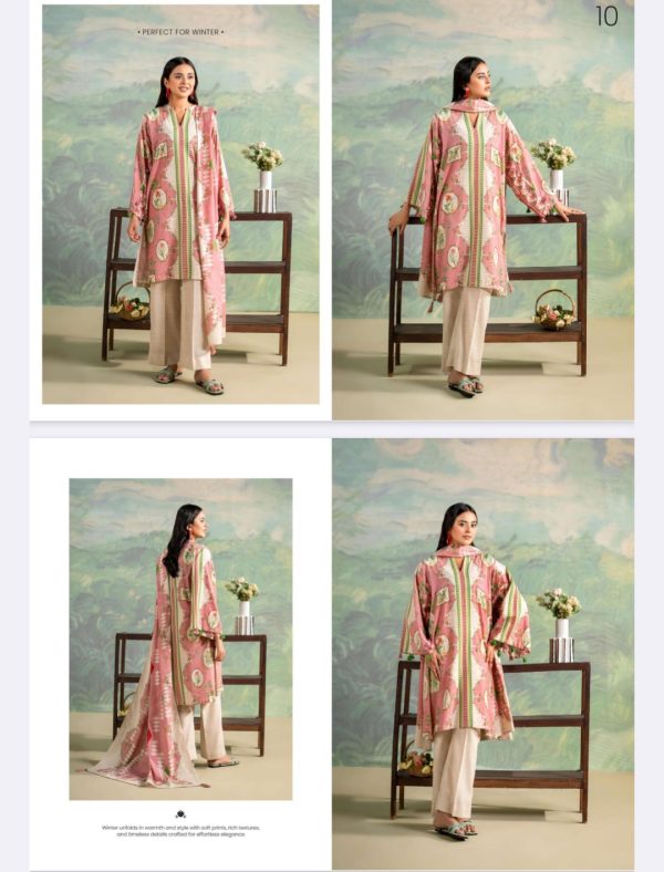 Winter Rush By Benish Gulgee, Khaddar Collection (Unstitched) 3 Piece, Vol 01, New Collection 2025. - Image 11