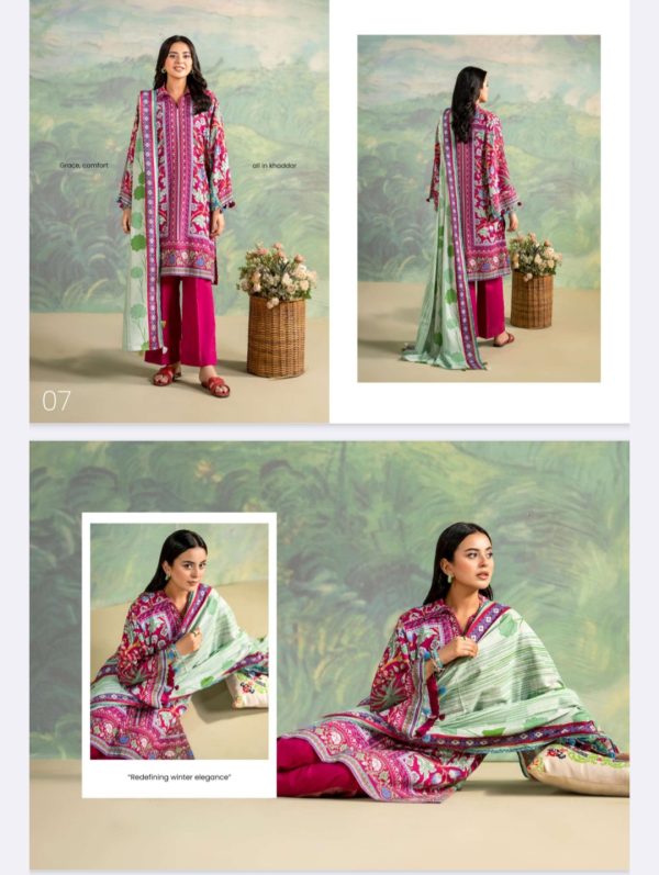 Winter Rush By Benish Gulgee, Khaddar Collection (Unstitched) 3 Piece, Vol 01, New Collection 2025. - Image 8