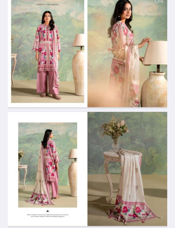 Winter Rush By Benish Gulgee, Khaddar Collection (Unstitched) 3 Piece, Vol 01, New Collection 2025. - Image 5