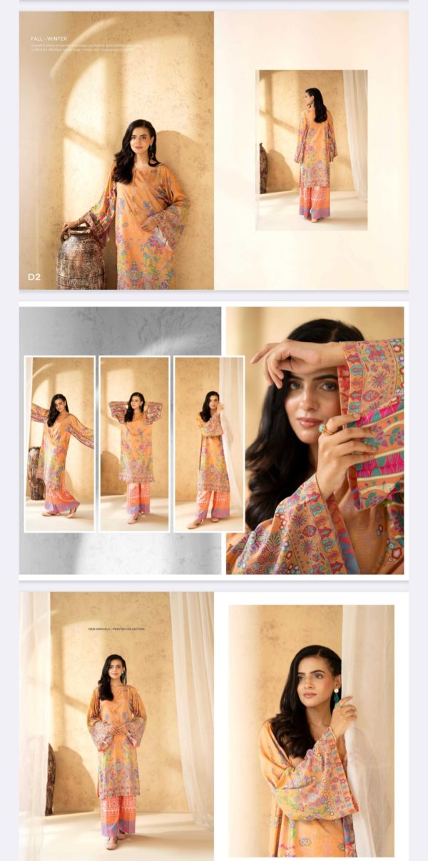 Sanaz By Binaaz Allover (Unstitched) 2 Piece, Winter Collection, New Collection 2025. - Image 10