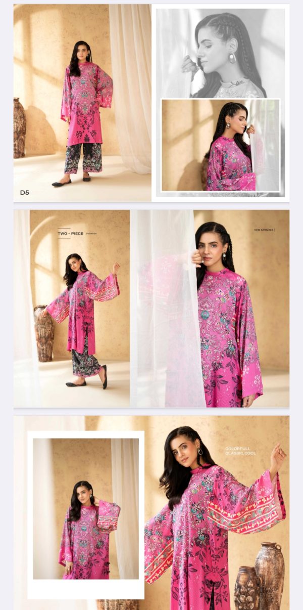 Sanaz By Binaaz Allover (Unstitched) 2 Piece, Winter Collection, New Collection 2025.