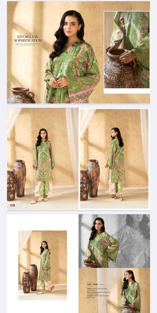 Sanaz By Binaaz Allover (Unstitched) 2 Piece, Winter Collection, New Collection 2025. - Image 6