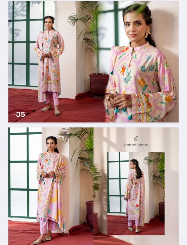 Gulana By Gulljee Linen Bana Dora (Unstitched) 3 Piece, Winter Collection, New Collection 2025. - Image 6