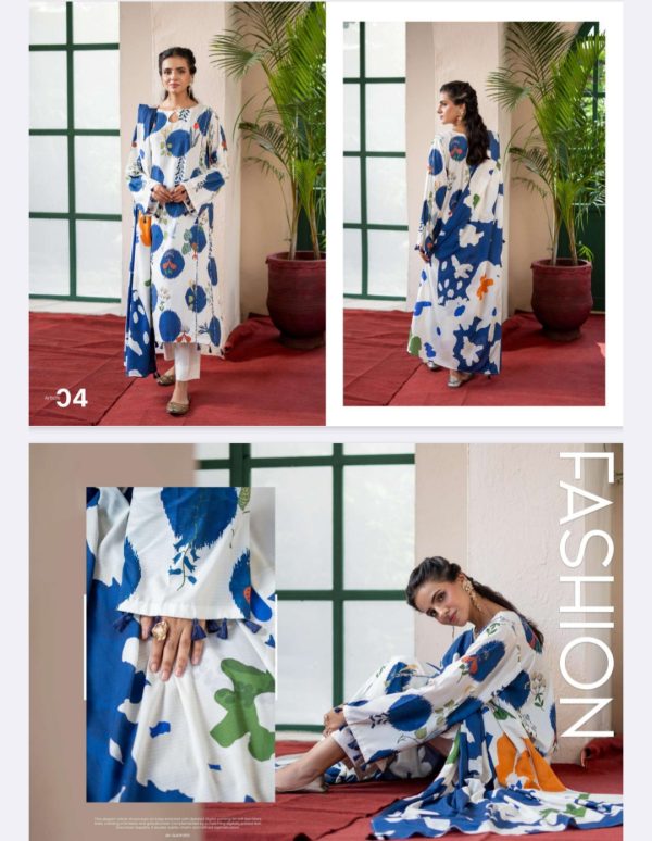 Gulana By Gulljee Linen Bana Dora (Unstitched) 3 Piece, Winter Collection, New Collection 2025. - Image 5