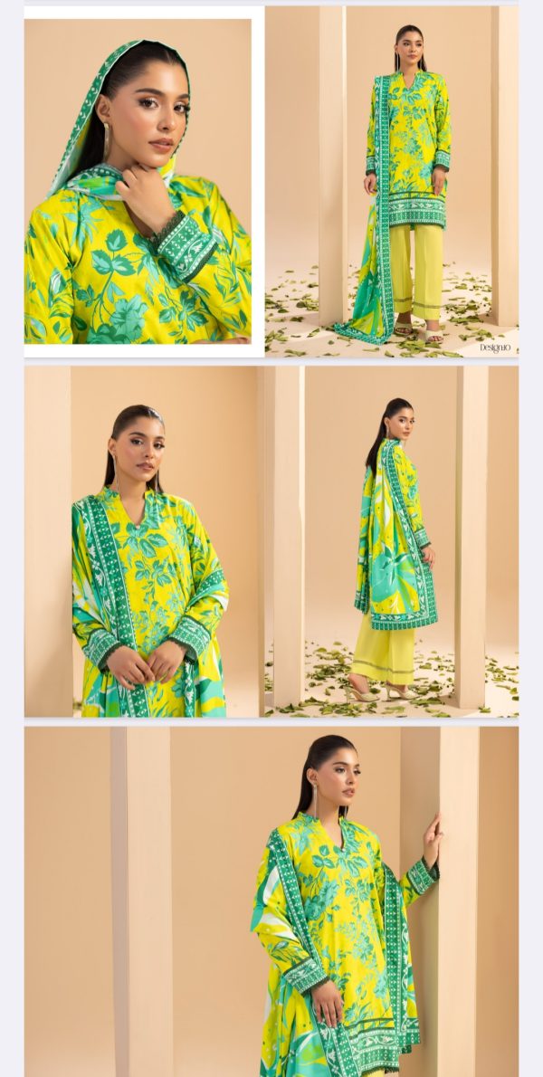 Fatima Maryam By Motifz Linen, (Unstitched) 3 Piece, Winter Collection, New Collection 2025. - Image 11