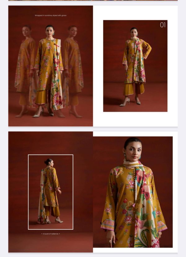 Popinn By Gulljee Khaddar (Unstitched) 3 Piece, Winter Collection, New Collection 2025. - Image 13