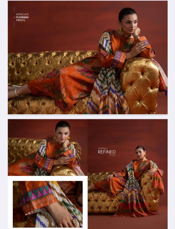Popinn By Gulljee Khaddar (Unstitched) 3 Piece, Winter Collection, New Collection 2025. - Image 9