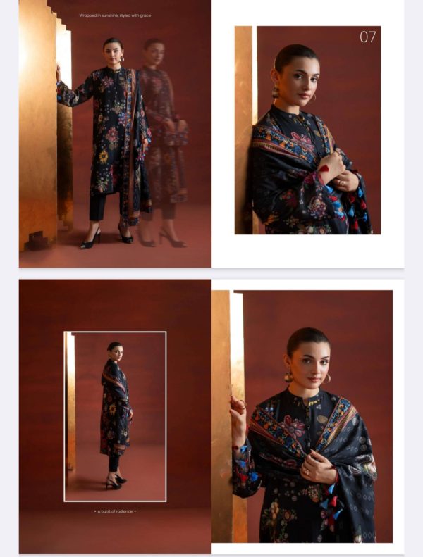 Popinn By Gulljee Khaddar (Unstitched) 3 Piece, Winter Collection, New Collection 2025. - Image 7