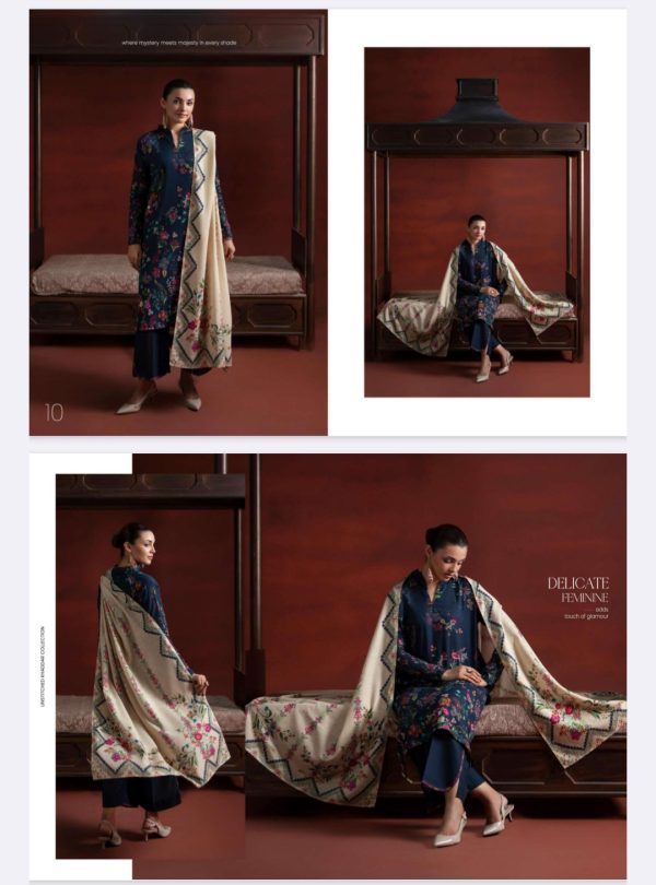 Popinn By Gulljee Khaddar (Unstitched) 3 Piece, Winter Collection, New Collection 2025. - Image 4