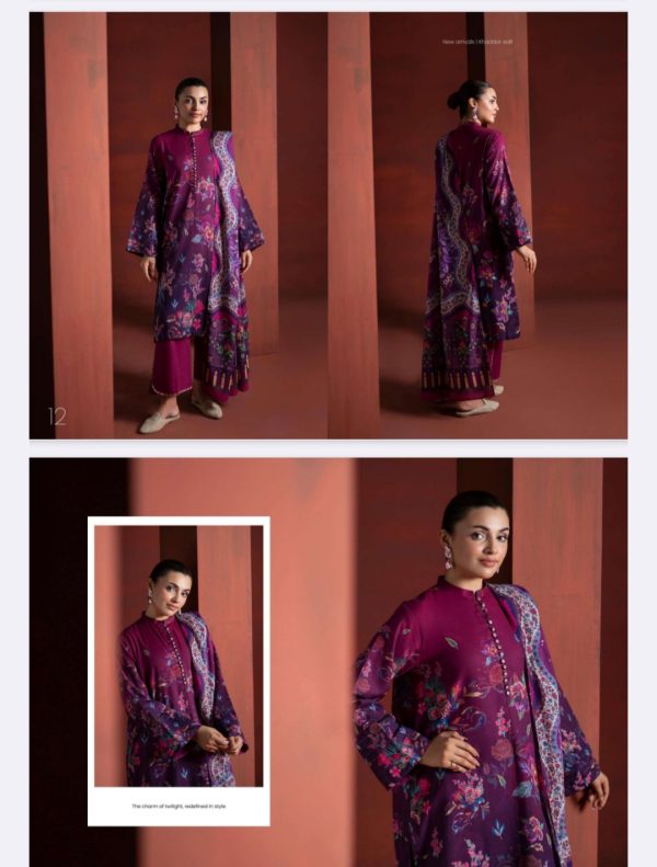 Popinn By Gulljee Khaddar (Unstitched) 3 Piece, Winter Collection, New Collection 2025. - Image 2