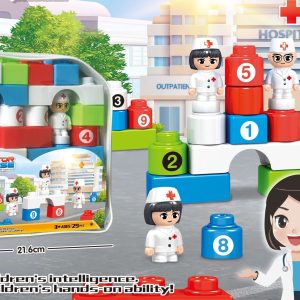 Kids Doctor/Nurse Building Blocks 6689-205A