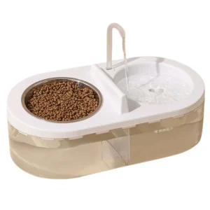 Oval Fountain With Feeding Bowl, FA-07029