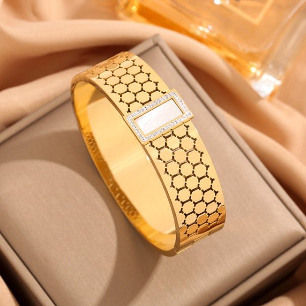 Stainless Steel Sparkling Bracelets For Women. - Image 7
