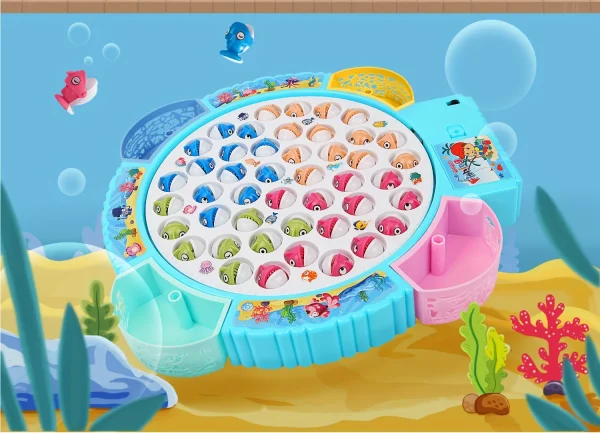Magnetic Fishing Game Toys With Music 393 - Image 2