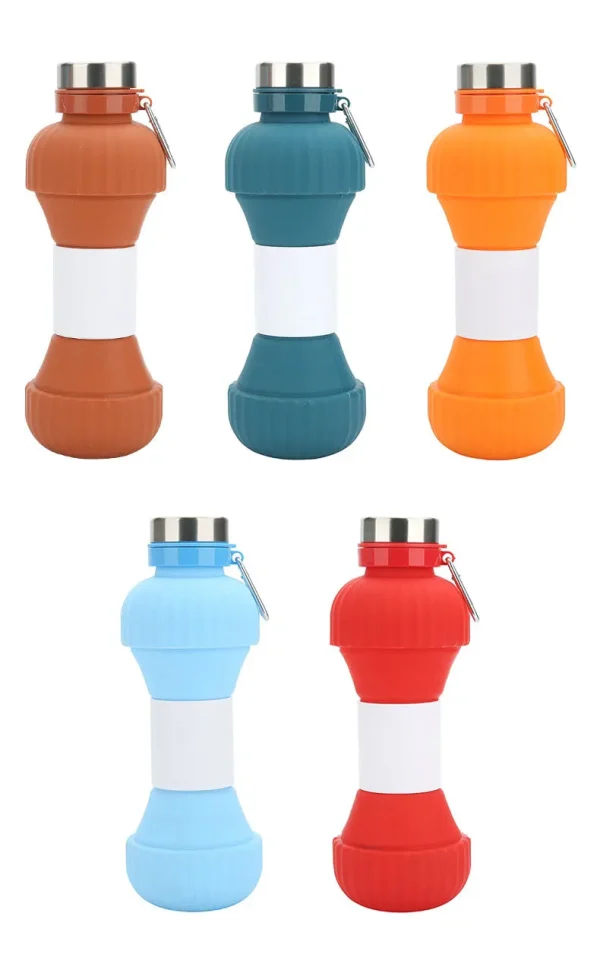 Portable Adjustable Silicone Water Bottle - Image 6