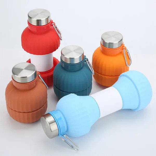 Portable Adjustable Silicone Water Bottle