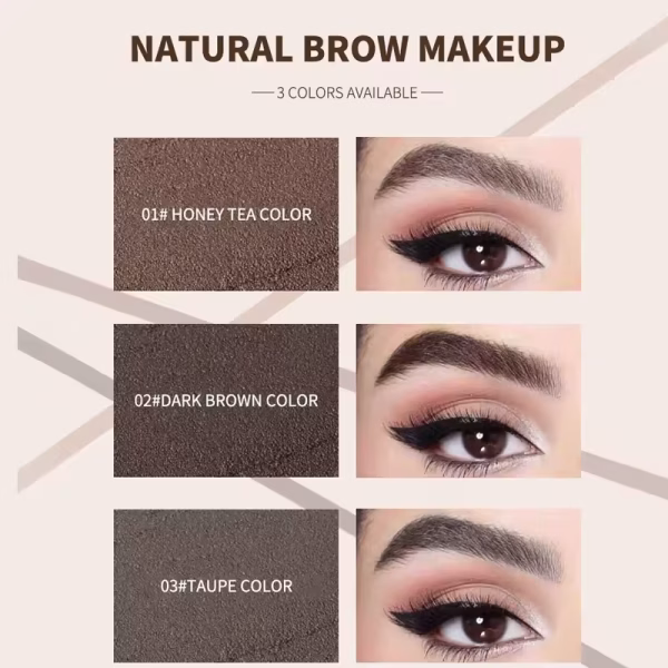 2 In 1 Eyebrow Dyeing Cream 3 Colors Waterproof Tinted Long-lasting Eyebrow Stamp - Image 3