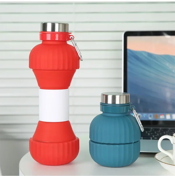 Portable Adjustable Silicone Water Bottle - Image 10