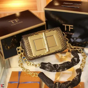 Women Tomford Handbag, Leather Crossbody Bag For Women.