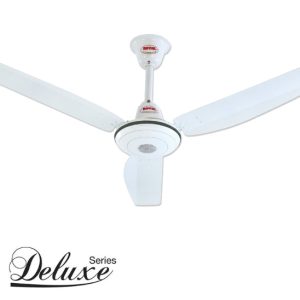 Royal Deluxe Hi-Standard Ceiling Fan, 56", Copper, Off White.