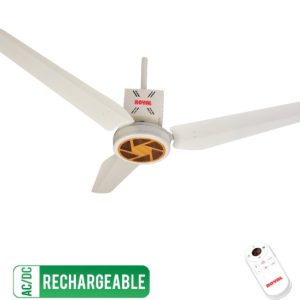 Royal Passion Grace - AC/DC Rechargeable Ceiling Fan, 56".