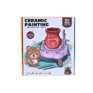 Electric Clay Spinner with Paints & Tools 2629-T28A