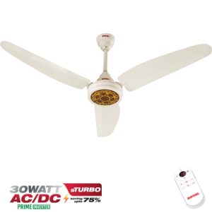 Royal Passion Flora - Prime AC/DC Ceiling Fan, 56", Copper.