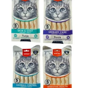 Wanpy Medicated Creamy Cat Treat, PTW-13043