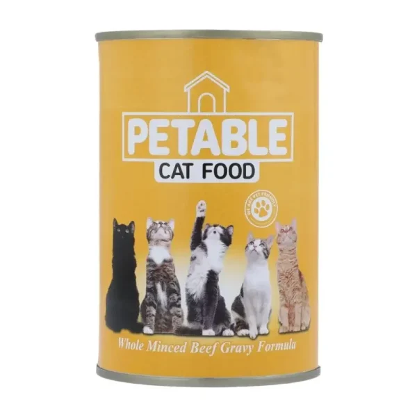 Petable Cat Wet Food 400g Tin Chicken and Beef Flavor, PTW-13047 - Image 2