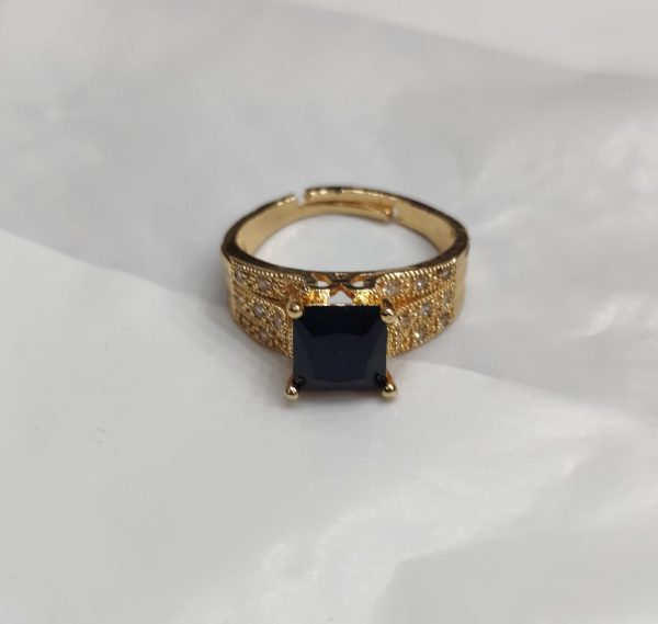 China Gold Adjustable Ring Exclusive By Unique fancy jewelry - Image 2