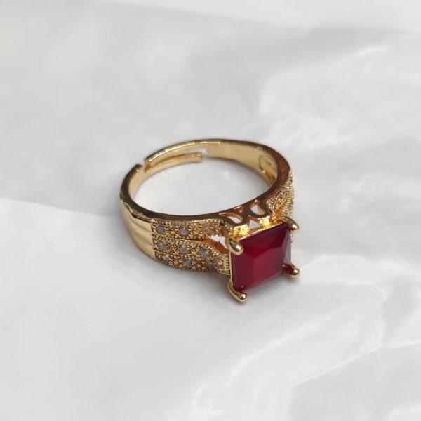 China Gold Adjustable Ring Exclusive By Unique fancy jewelry - Image 4