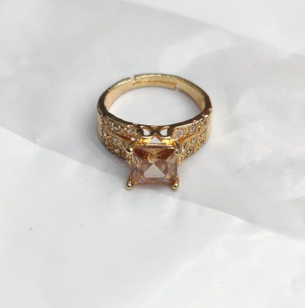 China Gold Adjustable Ring Exclusive By Unique fancy jewelry - Image 6