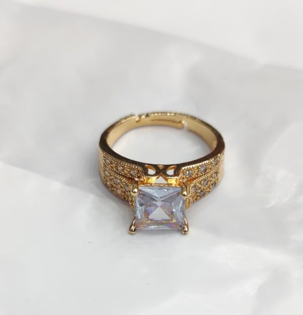 China Gold Adjustable Ring Exclusive By Unique fancy jewelry - Image 7