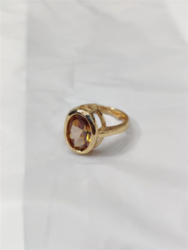 China Gold Adjustable Golden Pearl Ring(3 Colors) - Image 2