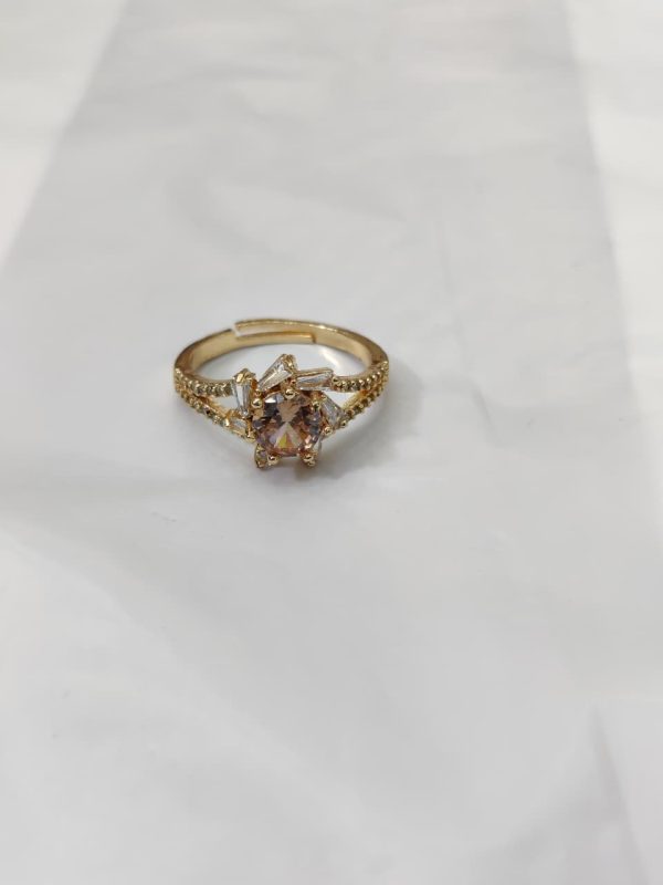 China Gold Adjustable Silver and Golden Ring Exclusive By Unique fancy jewelry - Image 9