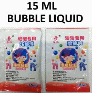 Refill Bubble Water solution concentrate Blowing Soap Liquid for kids 15ml