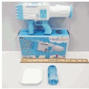 32 Holes Bubble Maker Gatling Bubble Gun Machine Toy for Kids S3001