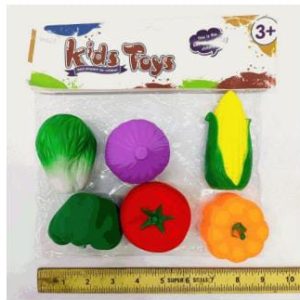 Realistic Fruit and Vegetables Cutting Play Toy Set HX123C1