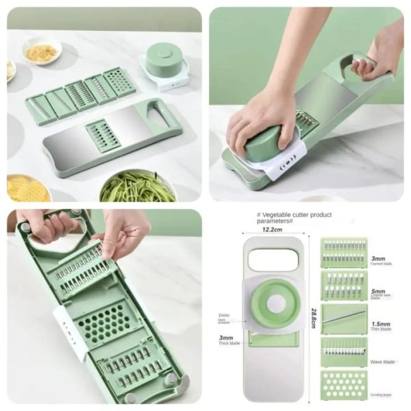 5 In 1 Manual Vegetable Slicer Cutter - Image 9