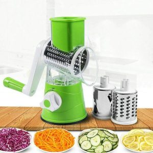 Kitchen Rotary Cheese Grater Manual Vegetable Slicer