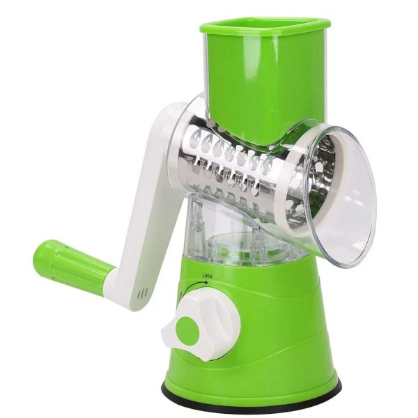 Kitchen Rotary Cheese Grater Manual Vegetable Slicer - Image 4