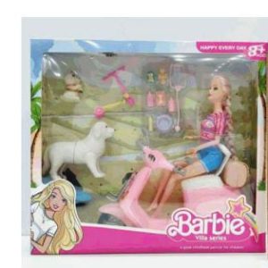 Barbie Doll With Motorcycle Pet Plus Accessories YZ006-5