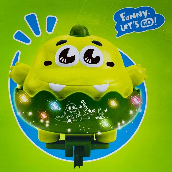 DIY Single Wheel Dinosaur Balance Car With Light And Sound FG3302-1 - Image 5