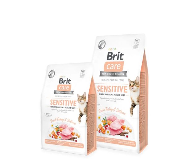 Brit Care Cat Grain-Free SENSITIVE HEALTHY DIGESTION AND DELICATE TASTE