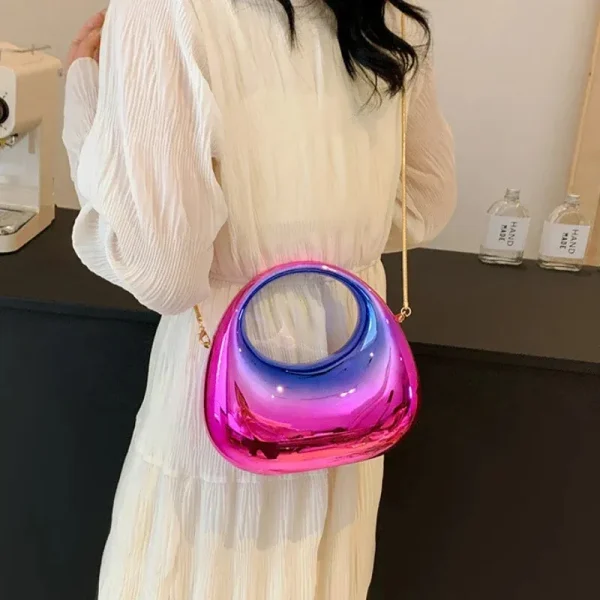 Clutch Bags For Women, Elegant Crescent shaped Bag For ladies. - Image 3