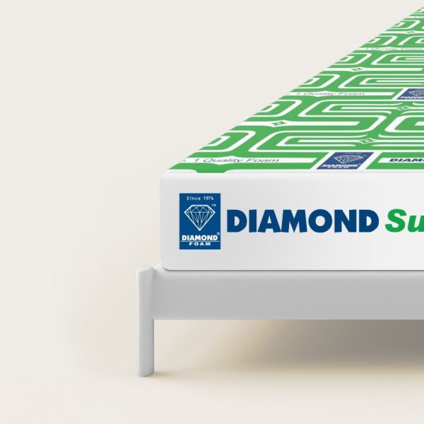Diamond Foam, Supreme Cool Mattress, Size Single 78 42 6. - Image 2