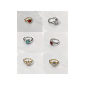 China Gold Adjustable Silver and Golden Ring Exclusive By Unique fancy jewelry