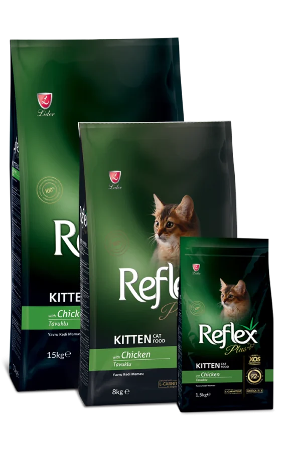 Reflex Plus Kitten Food With Chicken, 1.5kg:
