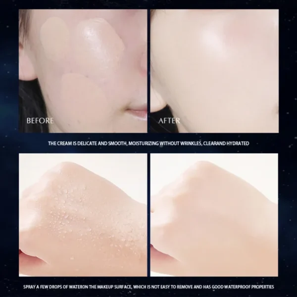 OCHEAL Air Cushion BB Cream Moisturizing Foundation Concealer Long Lasting, Oil Control (Ivory 101). - Image 6